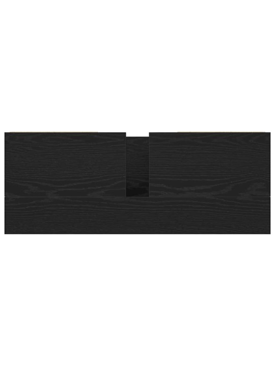VALAMUKAPP SAHTLITEGA MUST TAMM 90X34,5X60 CM
