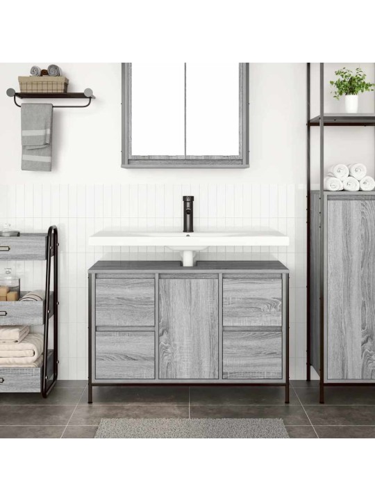 VALAMUKAPP SAHTLITEGA HALL SONOMA 90X34,5X60 CM