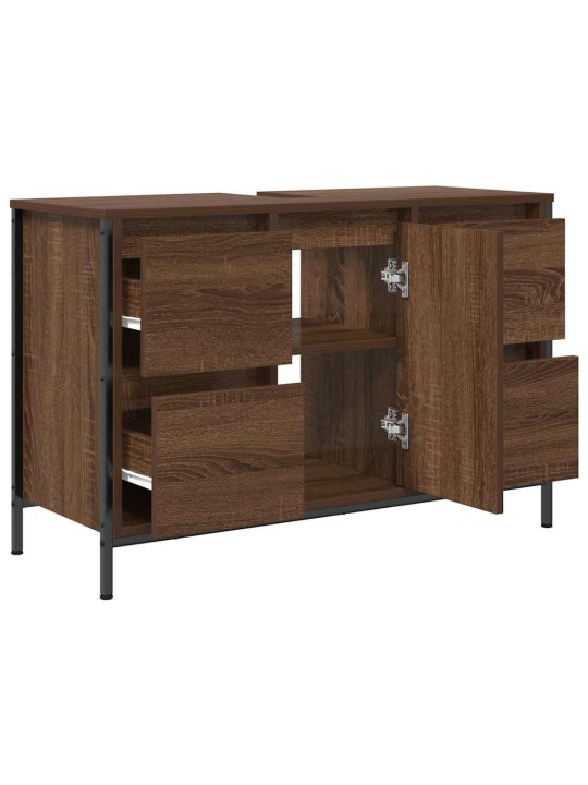 VALAMUKAPP SAHTLITEGA PRUUN TAMM 90X34,5X60 CM