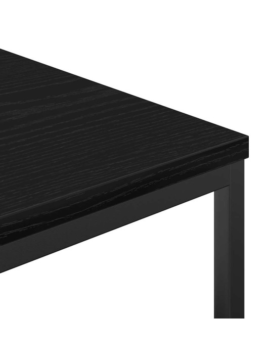 VANNITOA KAPP RIIULITEGA MUST TAMM 76,5X35X95 CM