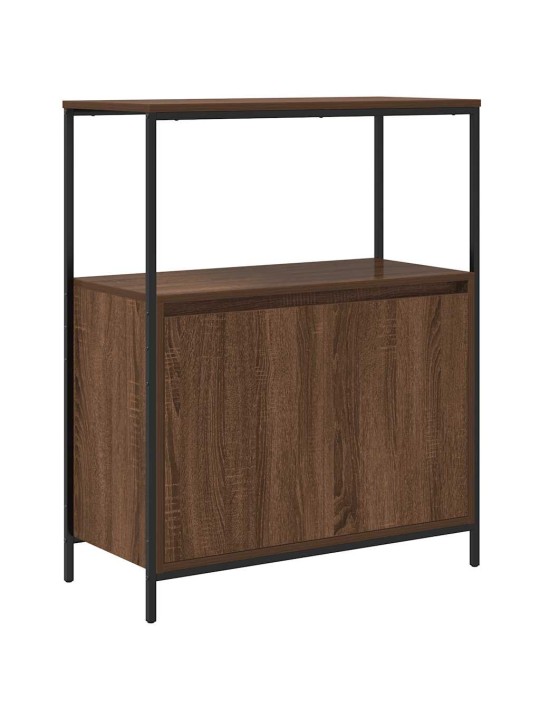 VANNITOA KAPP RIIULITEGA PRUUN TAMM 76,5X35X95 CM