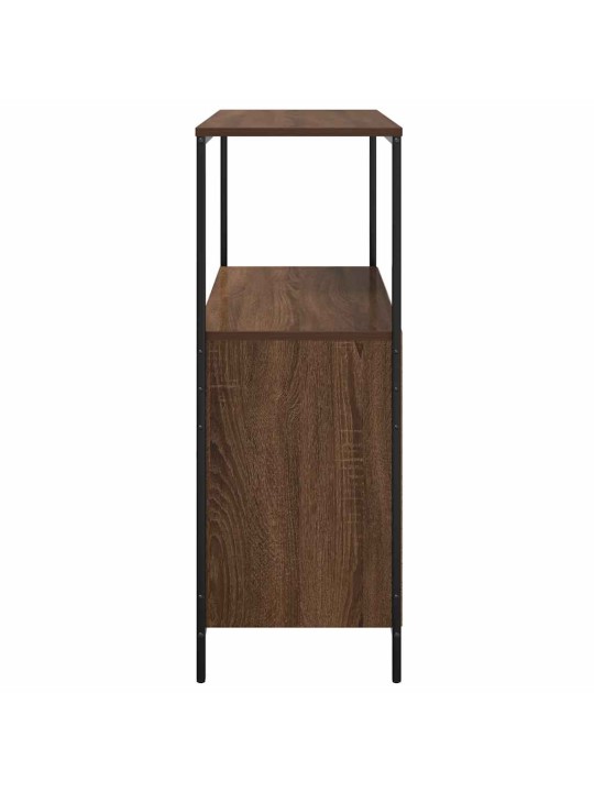 VANNITOA KAPP RIIULITEGA PRUUN TAMM 76,5X35X95 CM