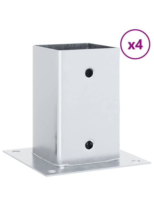 POSTIALUSED RUUDUKUJULISED 4 TK, 91X91 MM, TSINGITUD TERAS