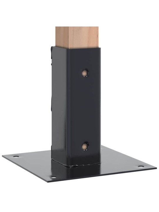 POSTIALUSED RUUDUKUJULISED 4 TK, 46X46 MM, PULBERVÄRVITUD TERAS