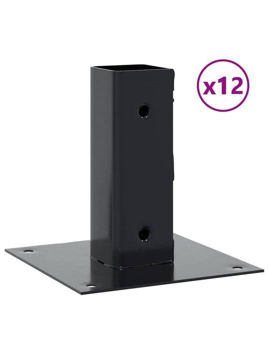 POSTIALUSED RUUDUKUJULISED 12TK, 51X51 MM, PULBERVÄRVITUD TERAS