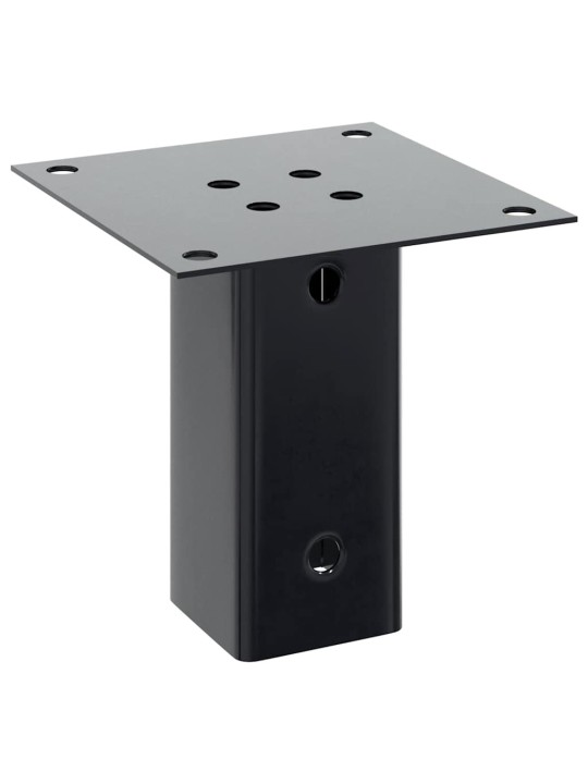 POSTIALUSED RUUDUKUJULISED 4 TK, 61X61 MM, PULBERVÄRVITUD TERAS