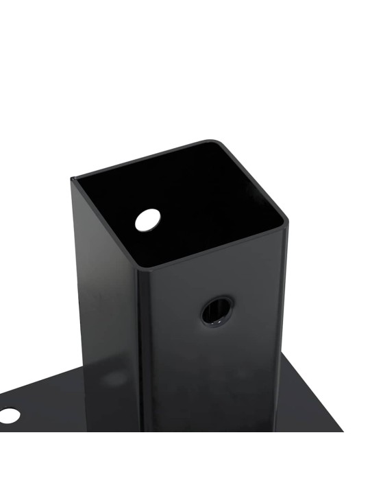 POSTIALUSED RUUDUKUJULISED 4 TK, 61X61 MM, PULBERVÄRVITUD TERAS