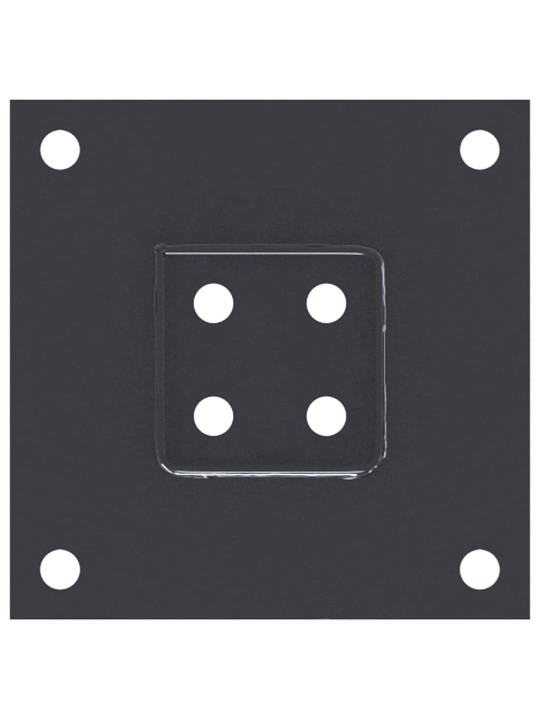 POSTIALUSED RUUDUKUJULISED 12TK, 61X61 MM, PULBERVÄRVITUD TERAS