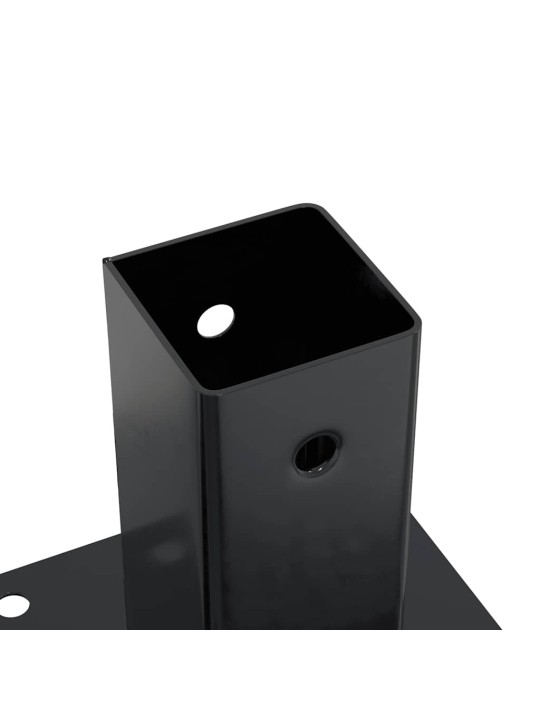 POSTIALUSED RUUDUKUJULISED 4 TK, 71X71 MM, PULBERVÄRVITUD TERAS
