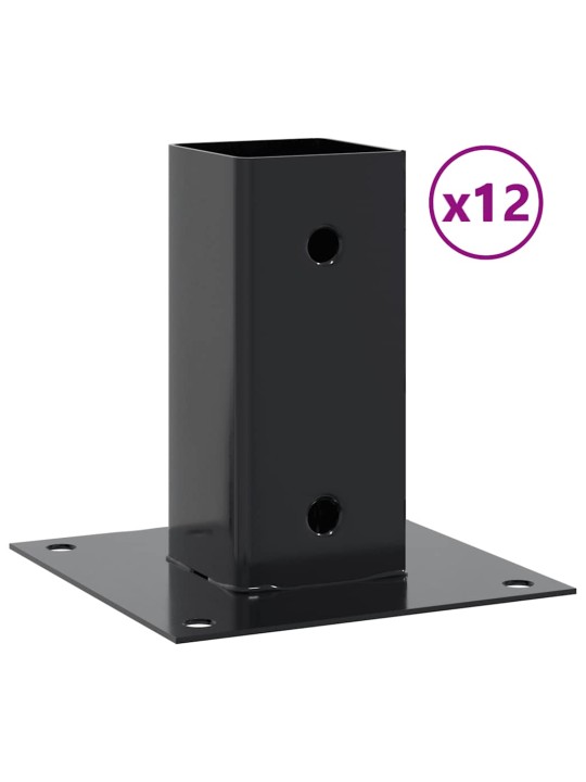 POSTIALUSED RUUDUKUJULISED 12TK, 71X71 MM, PULBERVÄRVITUD TERAS