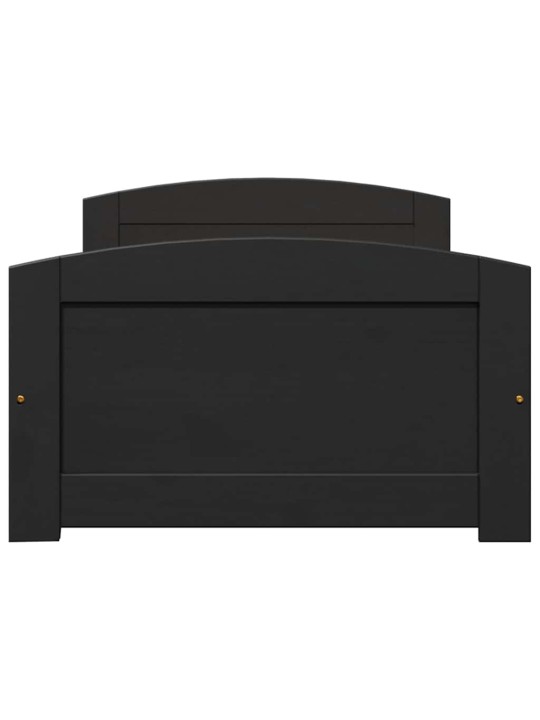 PÄEVAVOODI 2 SAHTLIGA ILMA MADRATSITA "IRUN" MUST 90X200 CM