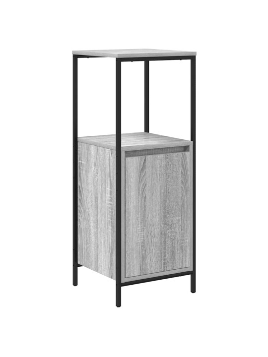 Vannitoa mööblikomplekt 5 tk hall 76.5 x 35 x 95 cm tehispuit