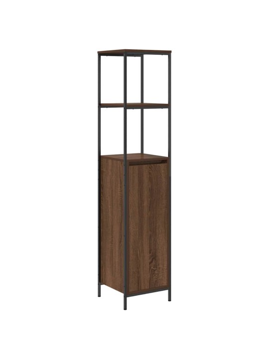 Vannitoa mööblikomplekt 5 tk pruun 76.5 x 35 x 95 cm tehispuit