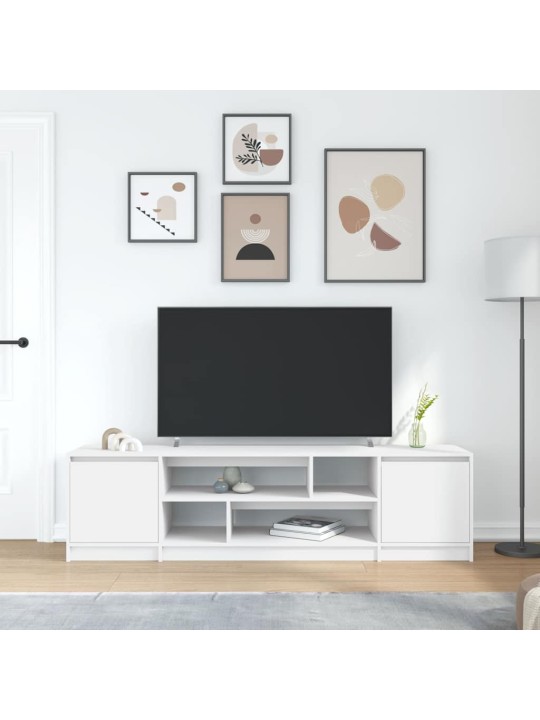 TELERIKAPP VALGE 188,5X41X50 CM ENGINEERED WOOD