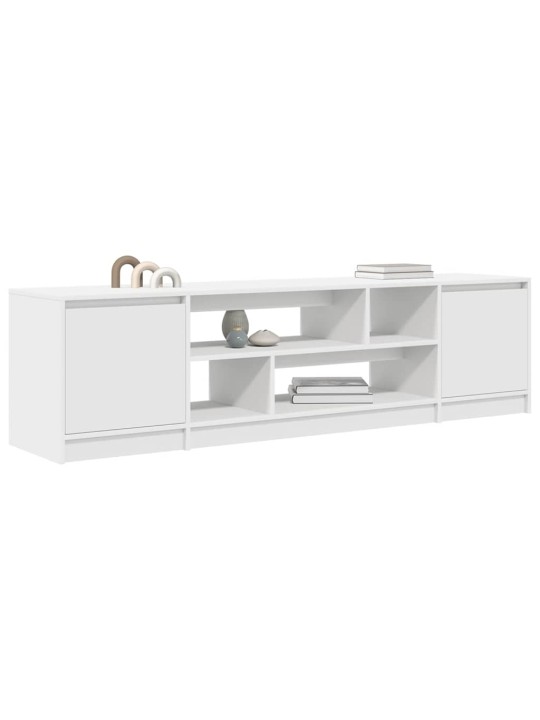 TELERIKAPP VALGE 188,5X41X50 CM ENGINEERED WOOD