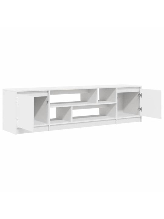 TELERIKAPP VALGE 188,5X41X50 CM ENGINEERED WOOD
