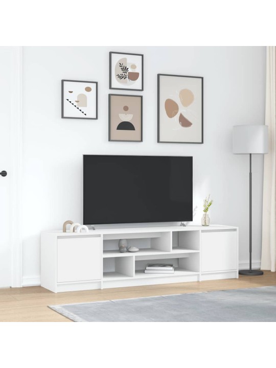 TELERIKAPP VALGE 188,5X41X50 CM ENGINEERED WOOD