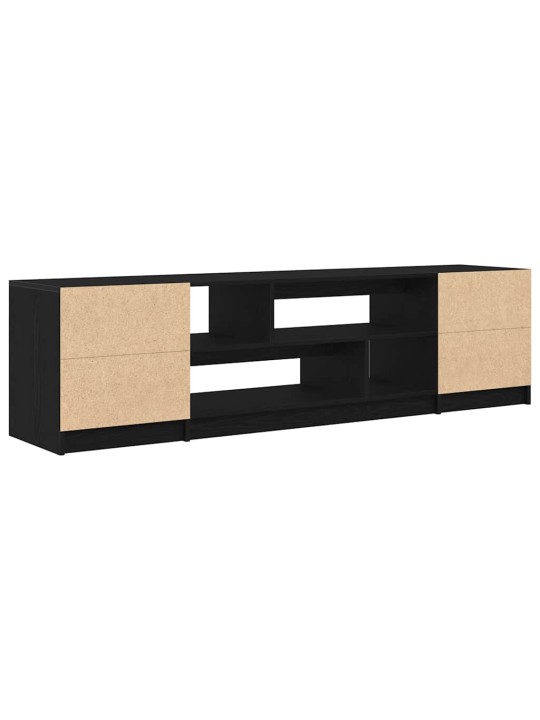 TELERIKAPP MUST TAMM 188,5X41X50 CM ENGINEERED WOOD