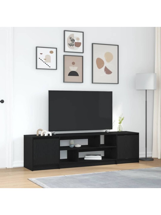 TELERIKAPP MUST TAMM 188,5X41X50 CM ENGINEERED WOOD
