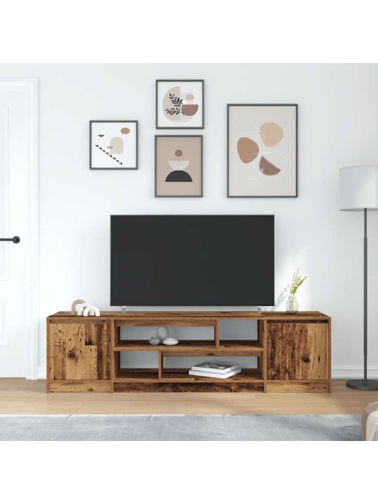 TELERIKAPP OLD WOOD 188,5X41X50 CM ENGINEERED WOOD