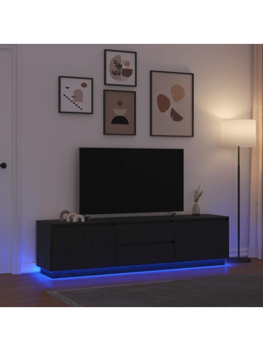 TELERIALUS LED-TULEDEGA, MUST TAMM, 193,5X41X50 CM