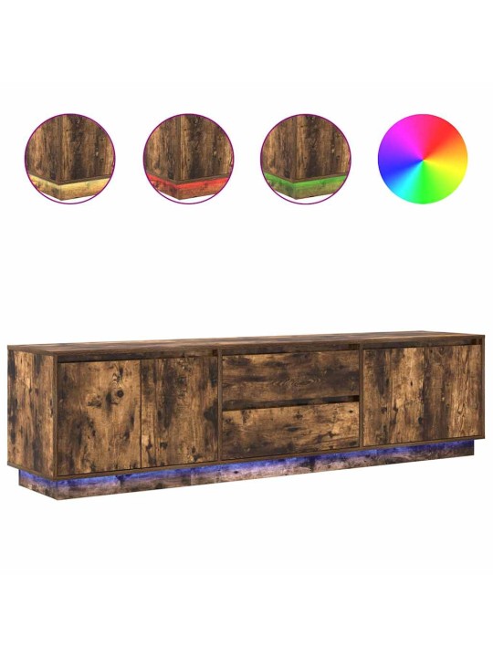 LED-TULEDEGA TELERIKAPP, SUITSUTATUD TAMM, 193,5X41X50 CM