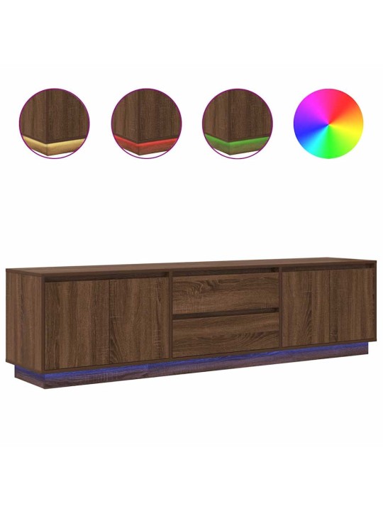 LED-TULEDEGA TELERIKAPP, PRUUN TAMM, 193,5X41X50 CM