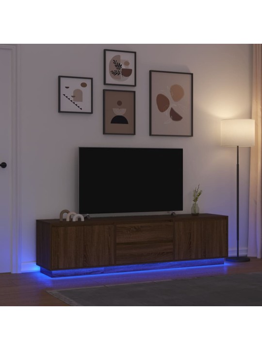 LED-TULEDEGA TELERIKAPP, PRUUN TAMM, 193,5X41X50 CM