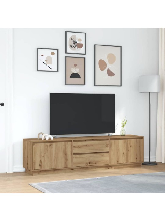 LED-VALGUSTITEGA TELERIKAPP, ARTISAN TAMM 193,5X41X50 CM
