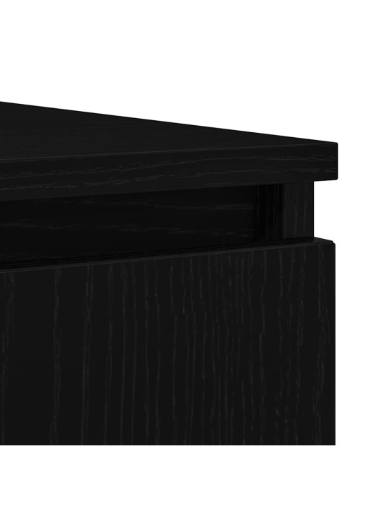 PUHVETKAPP SAHTLITEGA, MUST TAMM, 100,5X35X76 CM, TEHISPUIT