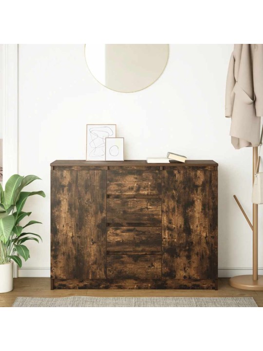 PUHVETKAPP SAHTLITEGA SUITSUTATUD TAMM 100,5X35X76 CM TEHISPUIT