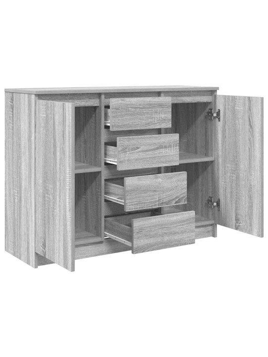 PUHVETKAPP SAHTLITEGA HALL SONOMA TAMM 100,5X35X76 CM TEHISPUIT
