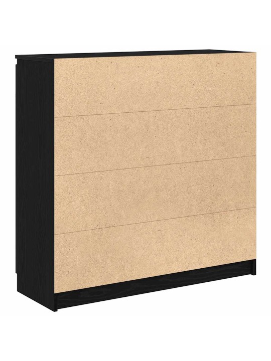 PUHVETKAPP SAHTLITEGA, MUST TAMM, 100,5X35X98,5 CM, TEHISPUIT