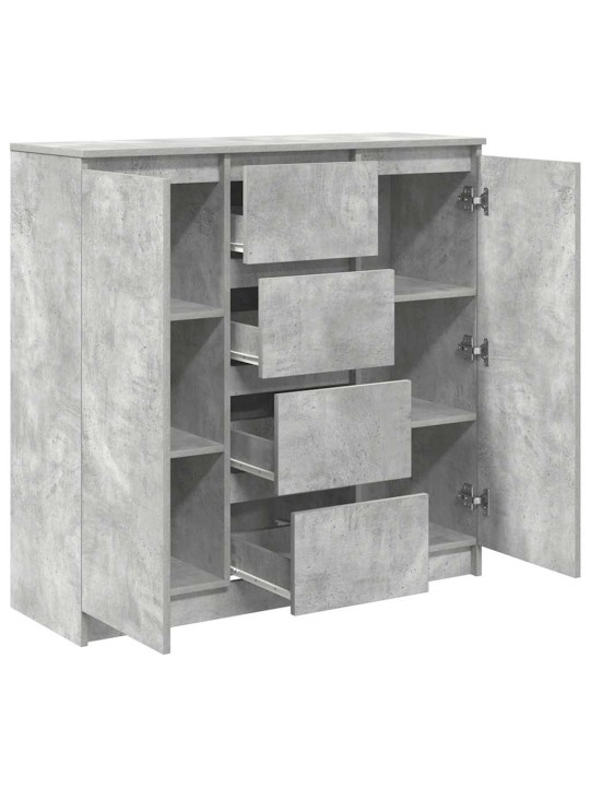 PUHVETKAPP SAHTLITEGA, BETOONHALL, 100,5X35X98,5 CM, TEHISPUIT