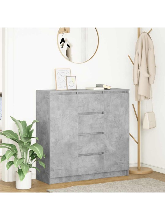PUHVETKAPP SAHTLITEGA, BETOONHALL, 100,5X35X98,5 CM, TEHISPUIT