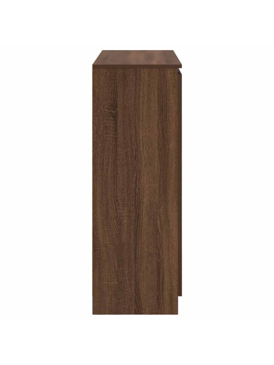PUHVETKAPP SAHTLITEGA, PRUUN TAMM, 100,5X35X98,5 CM, TEHISPUIT
