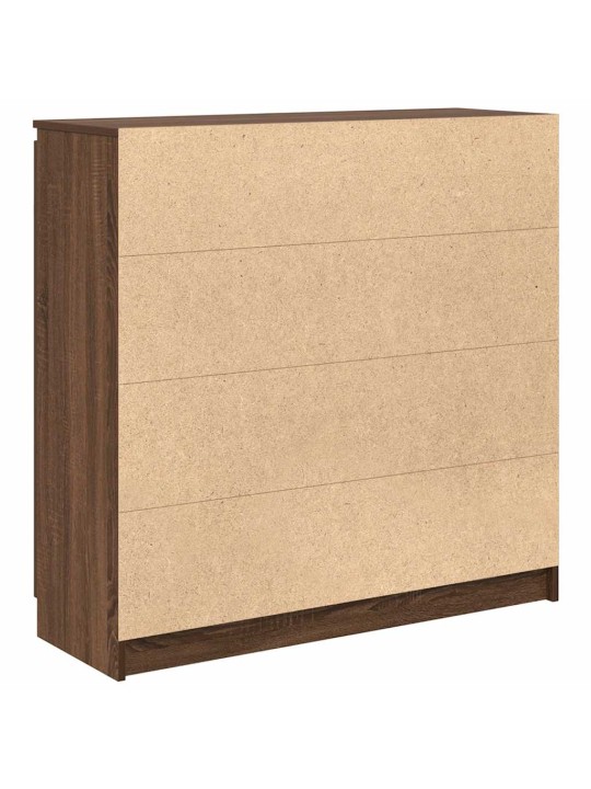 PUHVETKAPP SAHTLITEGA, PRUUN TAMM, 100,5X35X98,5 CM, TEHISPUIT