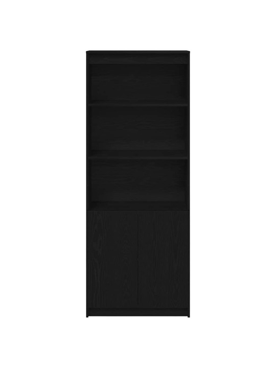 KÕRGE KAPP, MUST TAMM, 70 X 35 X 180 CM, TEHISPUIT