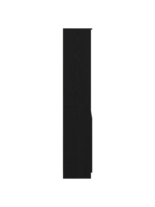 KÕRGE KAPP, MUST TAMM, 70 X 35 X 180 CM, TEHISPUIT