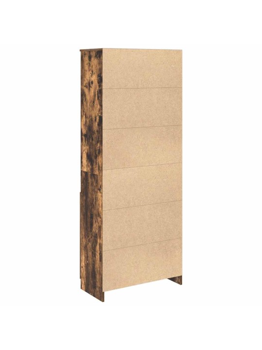 KÕRGE KAPP, SUITSUTATUD TAMM, 70 X 35 X 180 CM, TEHISPUIT