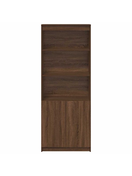 KÕRGE KAPP, PRUUN TAMM, 70 X 35 X 180 CM, TEHISPUIT