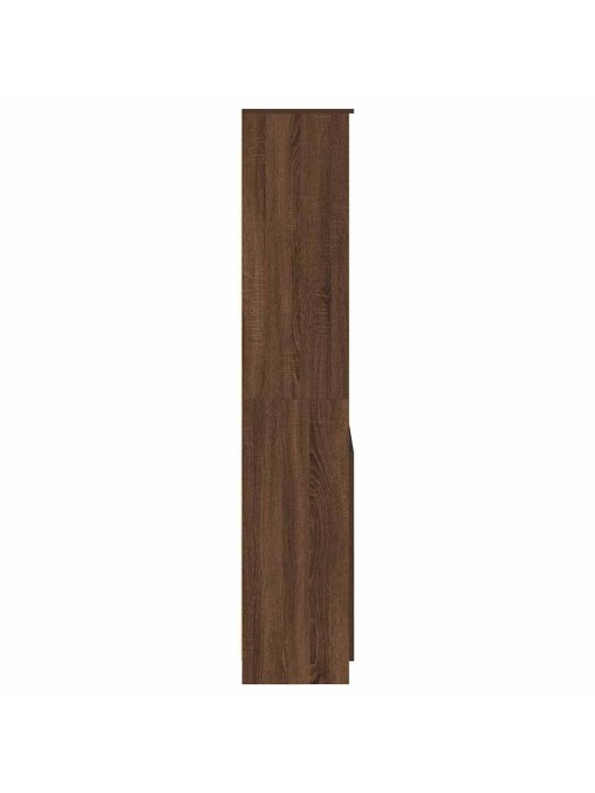 KÕRGE KAPP, PRUUN TAMM, 70 X 35 X 180 CM, TEHISPUIT