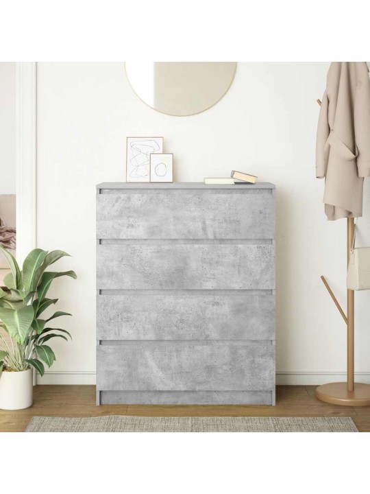 PUHVETKAPP, BETOONHALL, 80X35X99 CM, TEHISPUIT