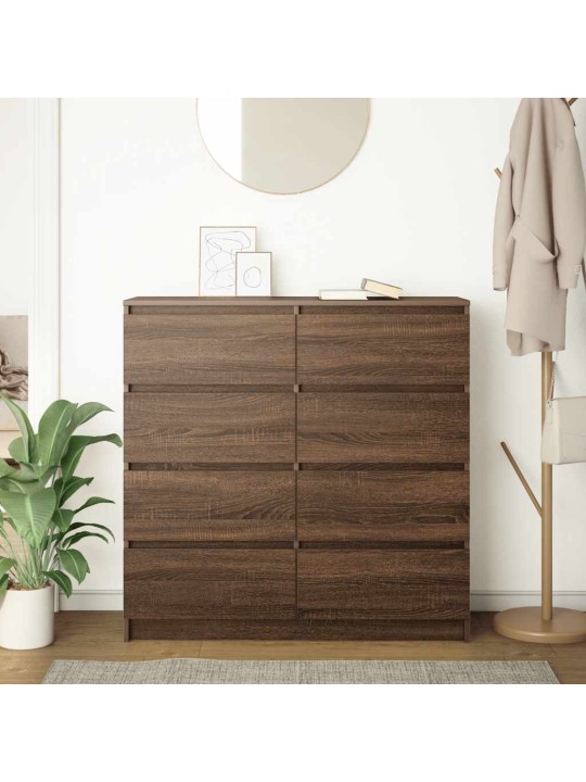 PUHVETKAPP, PRUUN TAMM, 100X35X99 CM, TEHISPUIT
