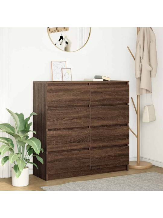 PUHVETKAPP, PRUUN TAMM, 100X35X99 CM, TEHISPUIT