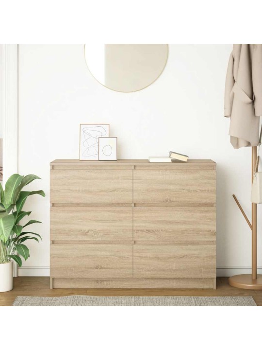 PUHVETKAPP SONOMA TAMM 100X35X76 CM ENGINEERED WOOD