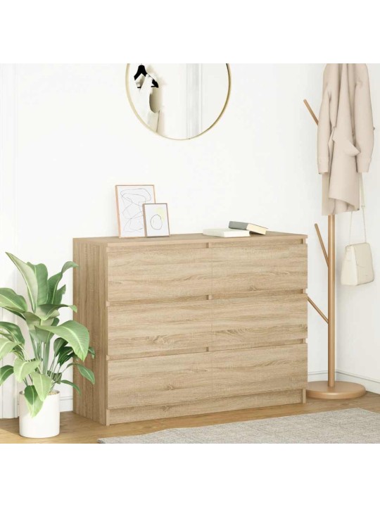 PUHVETKAPP SONOMA TAMM 100X35X76 CM ENGINEERED WOOD