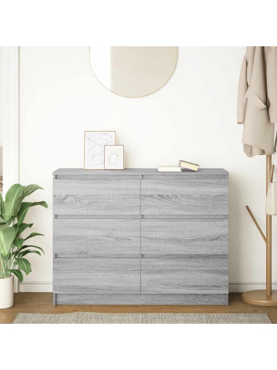 PUHVETKAPP HALL SONOMA 100X35X76 CM ENGINEERED WOOD