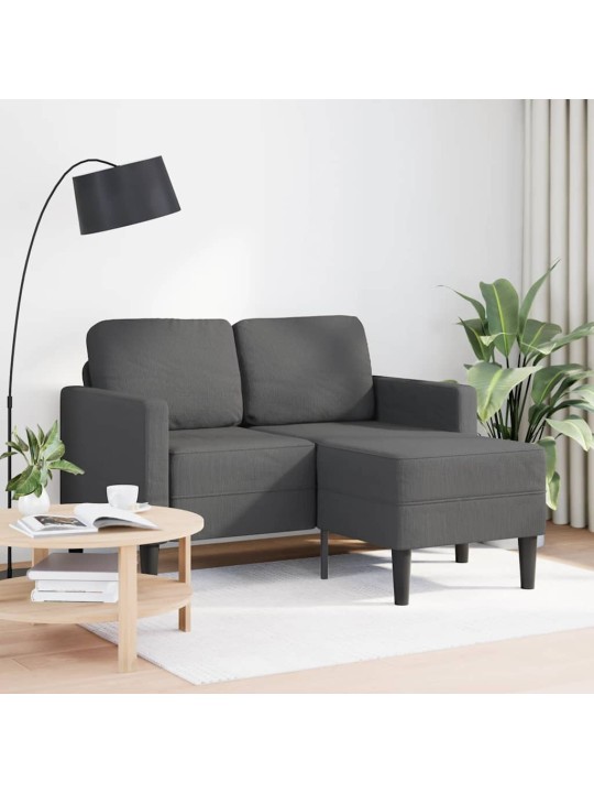 2-KOHALINE DIIVAN DIIVANIGA L-KUJULINE TUMEHALL 125CM VOODIPESU