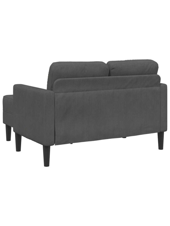 2-KOHALINE DIIVAN DIIVANIGA L-KUJULINE TUMEHALL 125CM VOODIPESU